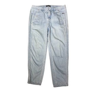 ONLY Capri Pants Sz28, light wash cotton denim pants Women's